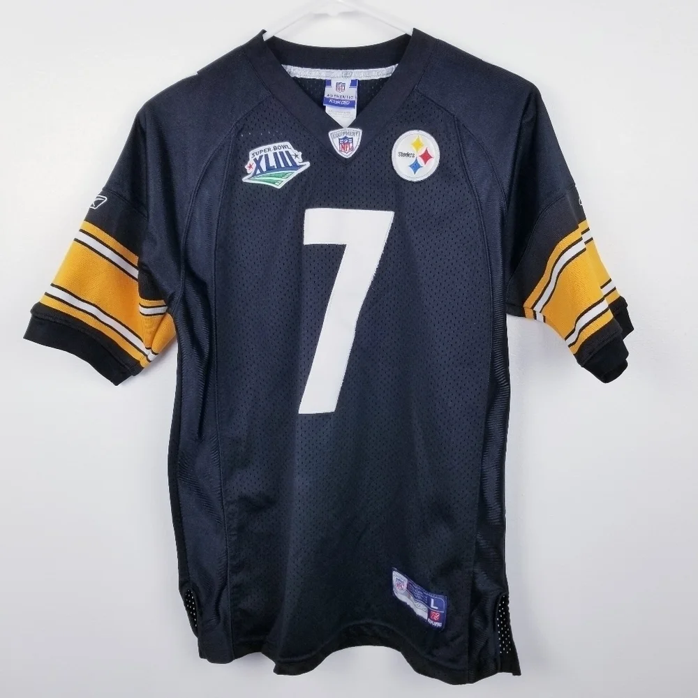 Ben Roethlisberger Super Bowl XLIII Reebok Stitched Jersey Pittsburgh Steelers
